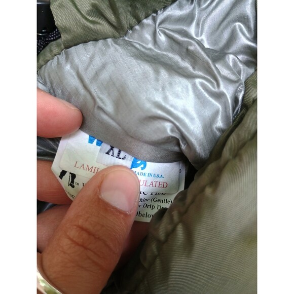 40 below Lamilite Insulation Camp Booties Made In USA Size XL Green Tenting main image 4